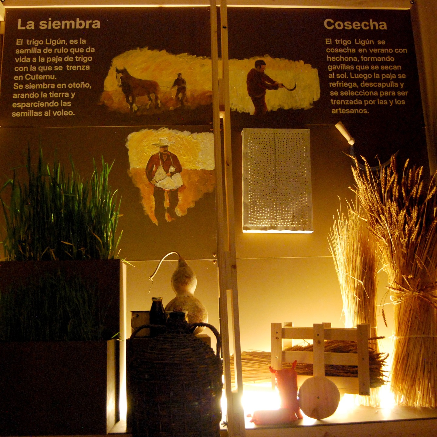 Expo: El trenzado en paja de trigo Ligún de Cutemu